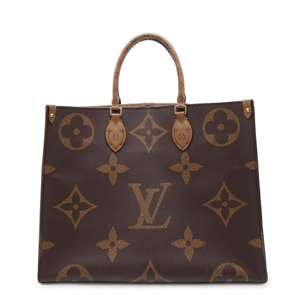 Louis Vuitton Monogram Reverse Giant OnTheGo Tote Bag Shoulder